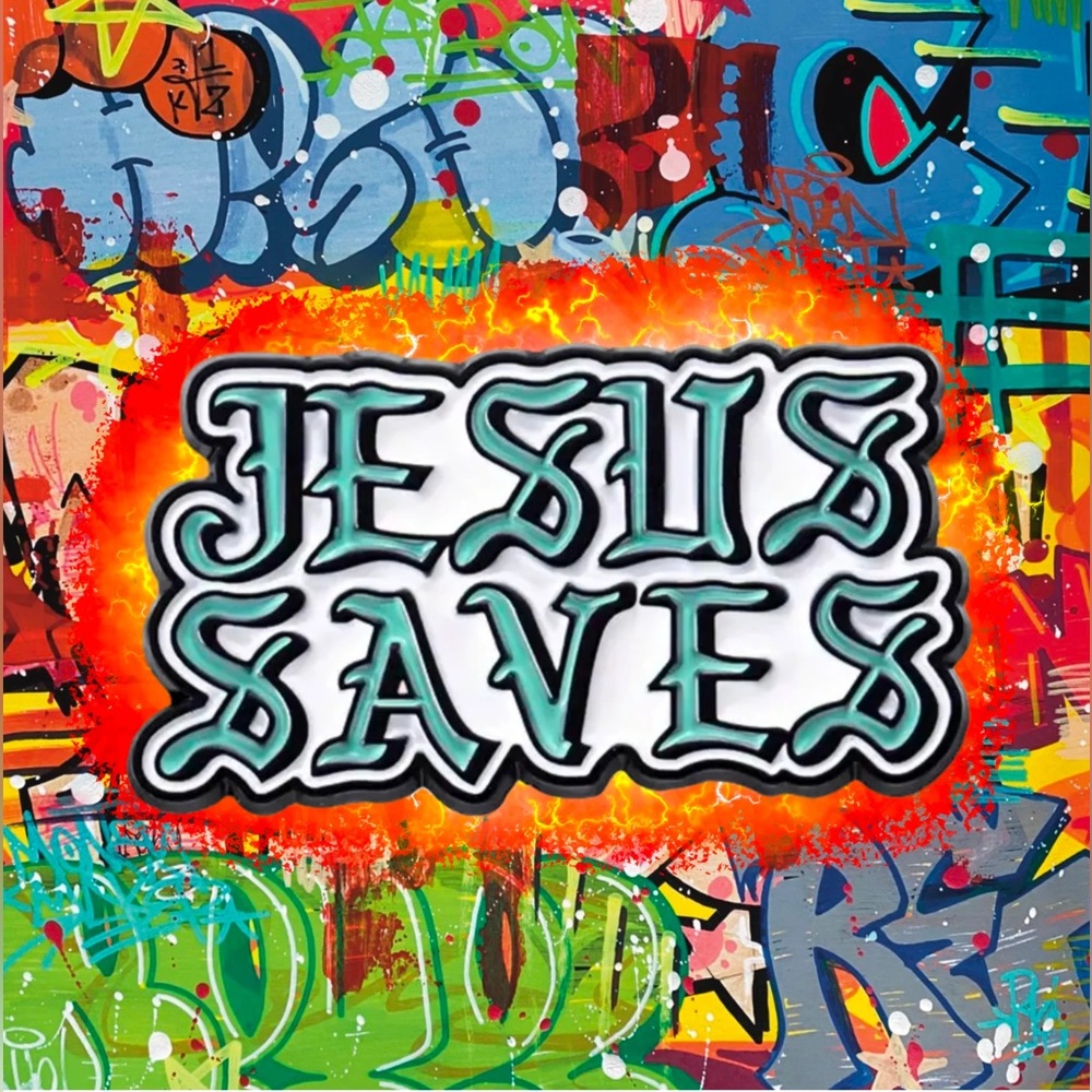 JESUS SAVES PIN